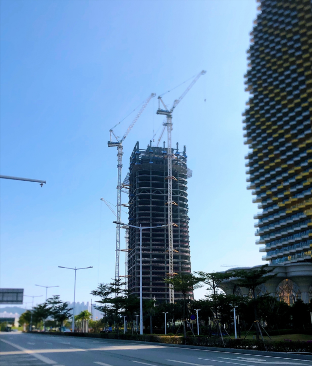 珠海在建最高双子塔动态!横琴总部大厦二期
