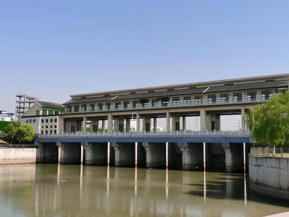 镇江市谏壁节制闸2021年度引排水总量再创新高