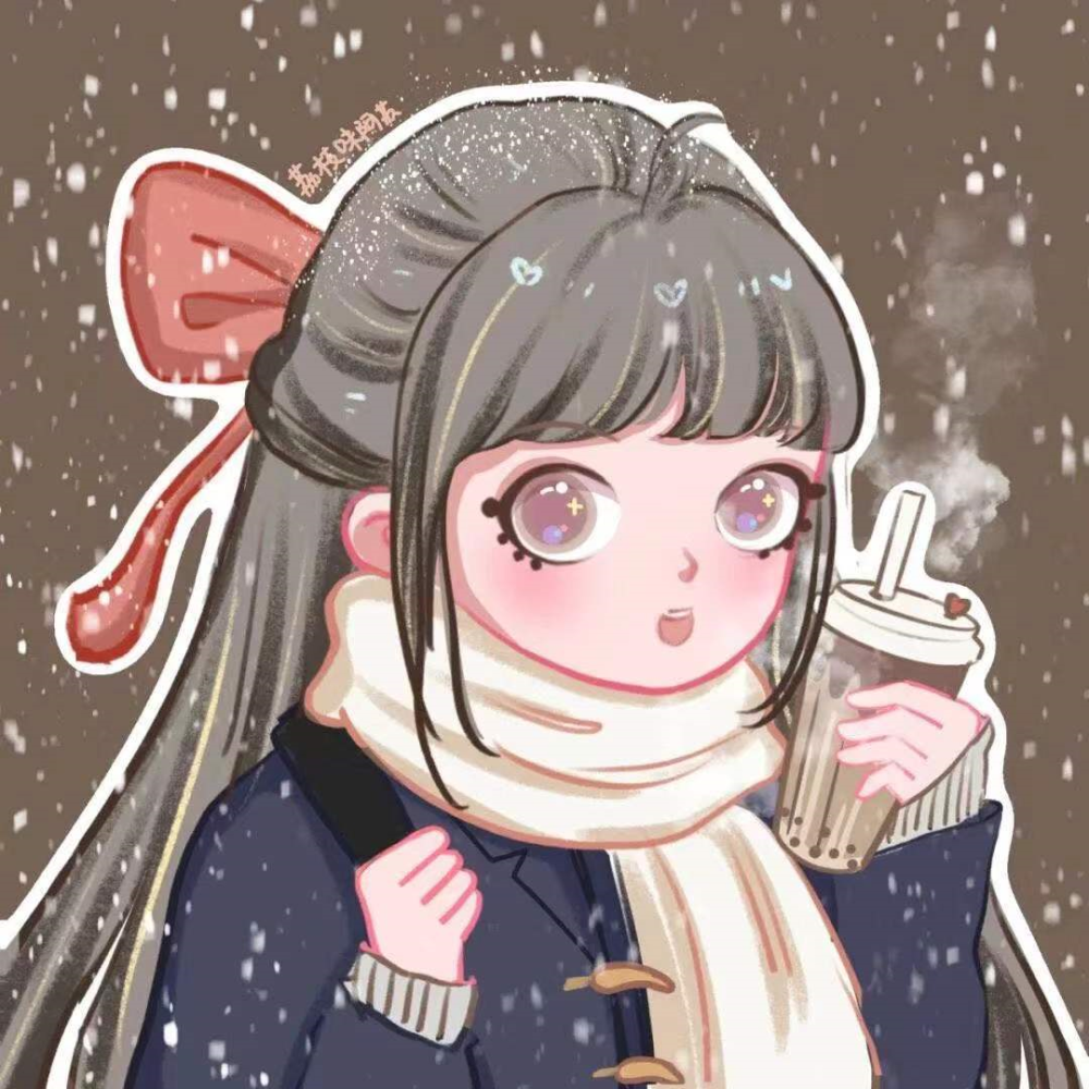 微信头像适合冬天的下雪用的情侣头像唯美浪漫