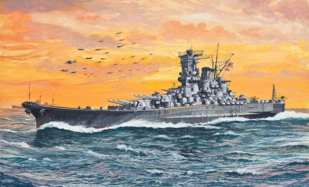燃烧的太阳旗——1945菊水特攻,日本大和号战列舰覆灭