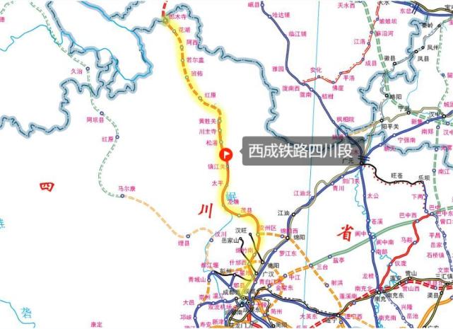 按规划,四川段选定保平线路所,龙泉山隧道为先期开工点,现在看来全线