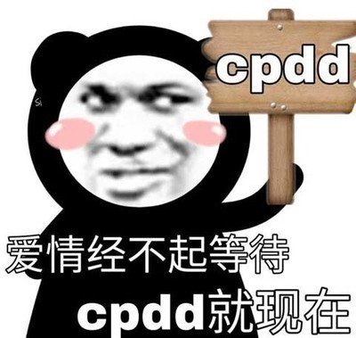 cpdd表情包我的爱情来了嘛