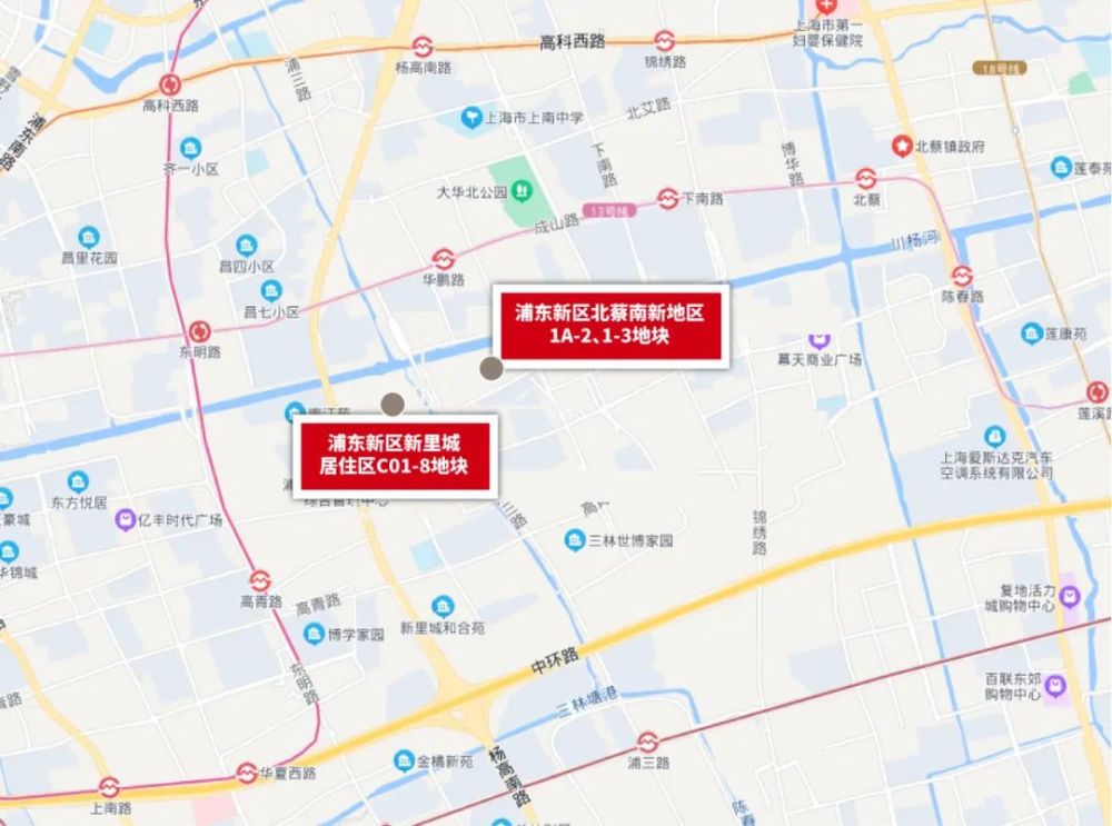 隔川杨河与大华锦绣的大城相望:而根据日前正在公示的规划