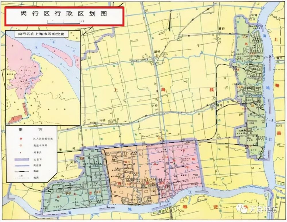 沪说闵行各街镇边界之二江川路街道