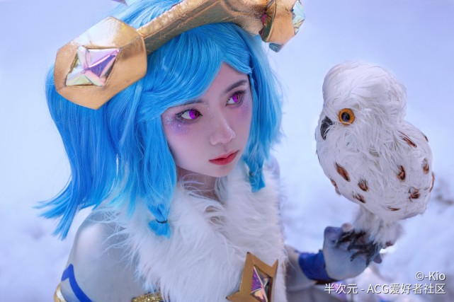 英雄联盟 cos正片 冰雪节 妮蔻