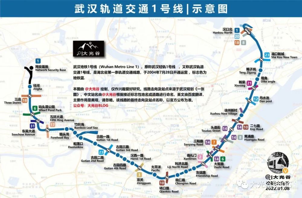 武汉地铁1号线wuhanmetroline1预留向西方案走向