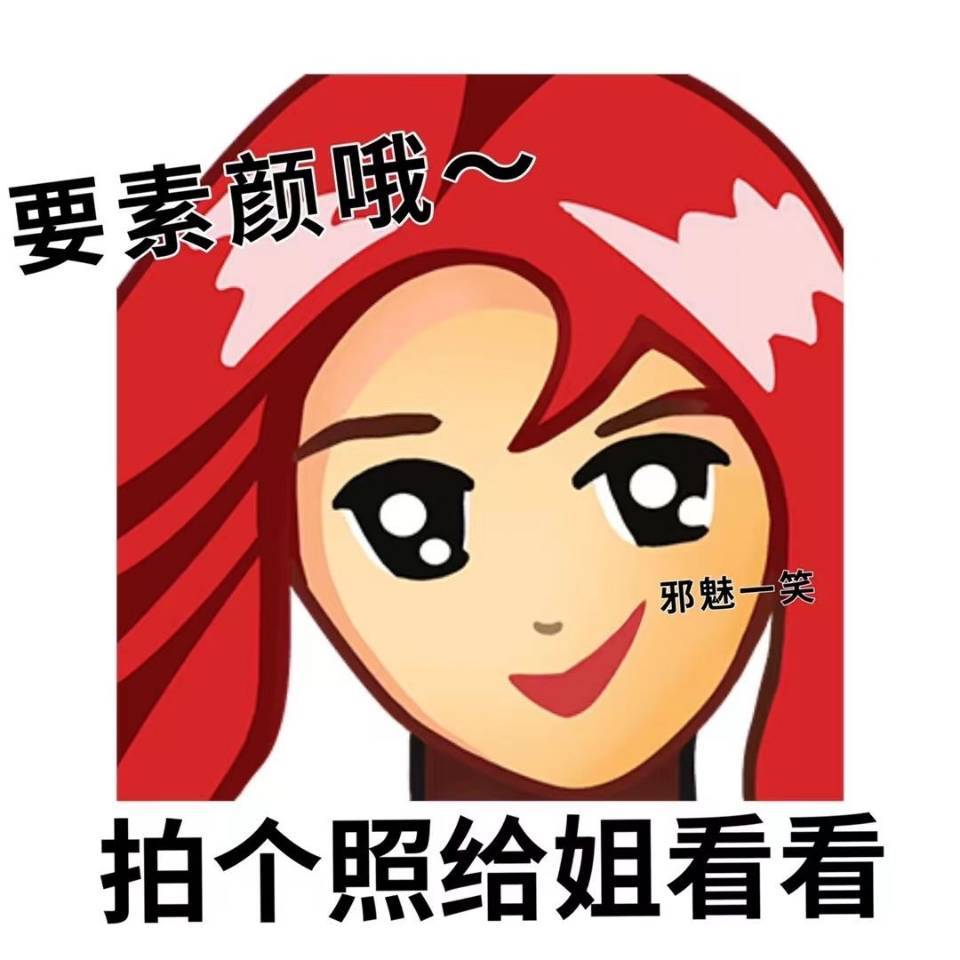 普信女表情包给你个机会得到我