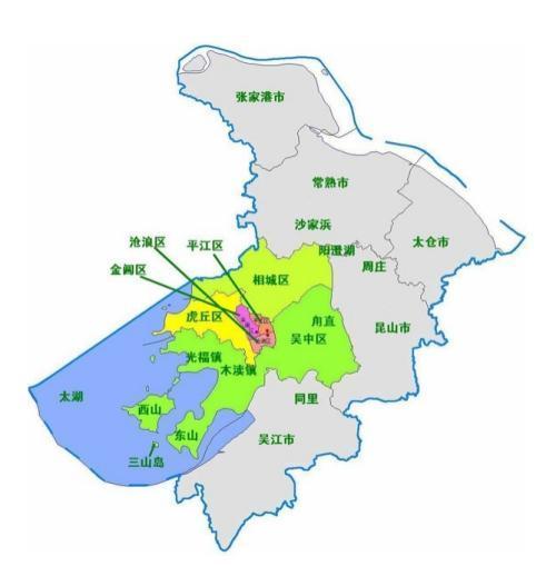 至此,苏州市大体承接苏州专区行政区域,成为了地级市.