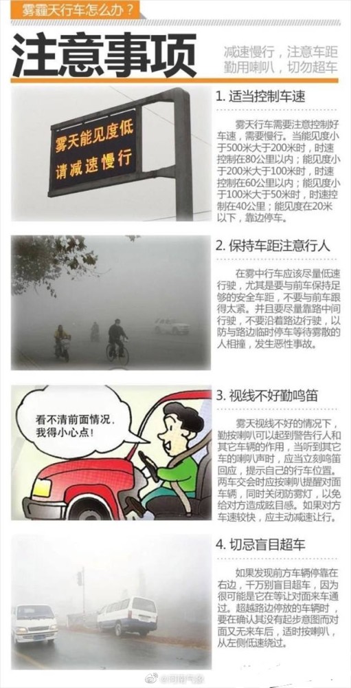 雾天出行注意安全河南高速这些路段禁止所有车辆上站