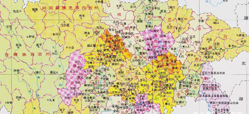 四川与重庆的区划调整四川省11个县为何划入了重庆市