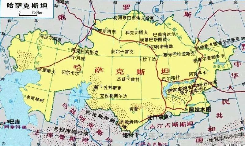 哈萨克斯坦共有大小河流8.5万多条,国内湖泊众多,多达4.