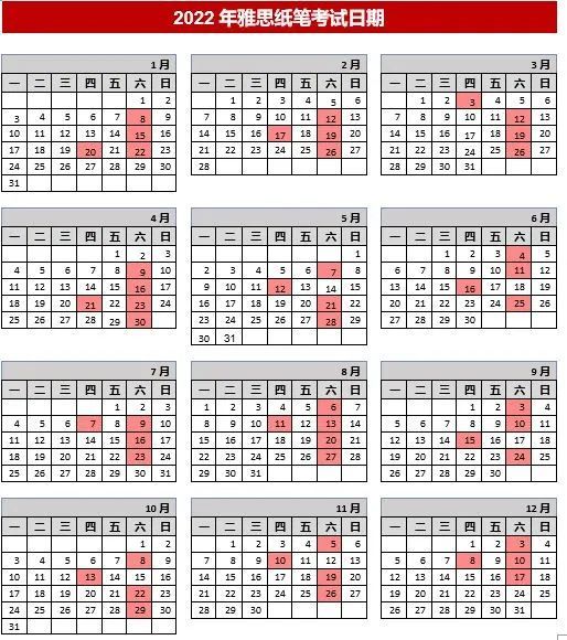 今年雅思還可以報名嗎