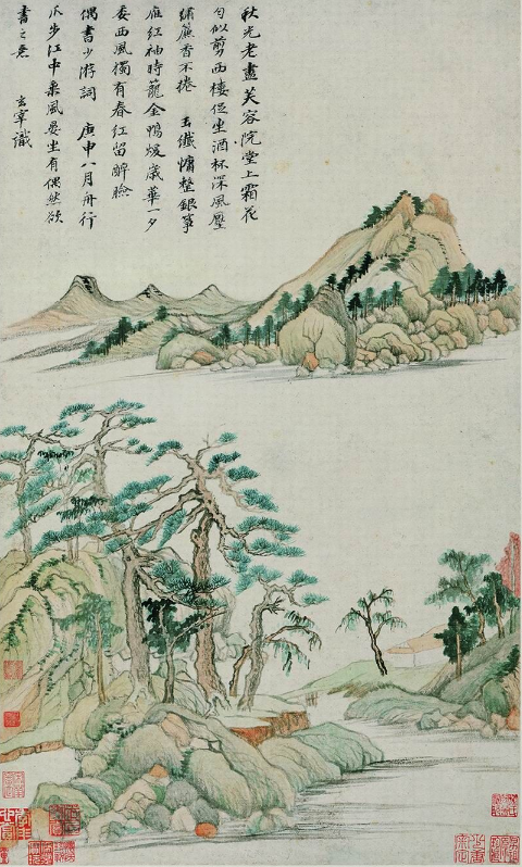 董其昌山水画的笔墨之美