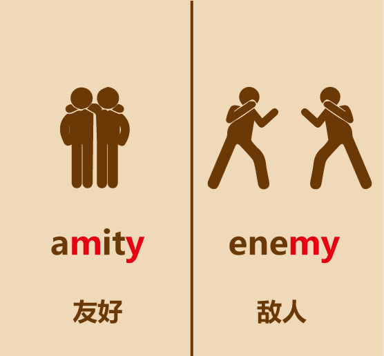 懒人英语简笔画amity