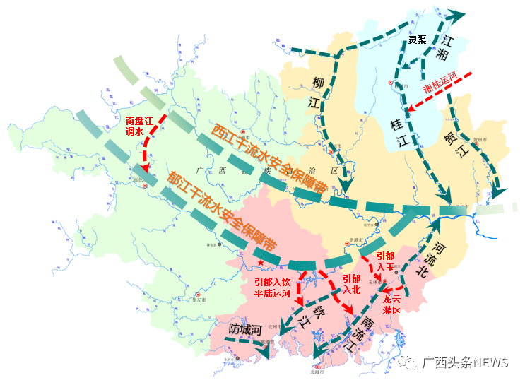 两横八纵六河连通广西谋划通江达海新蓝图