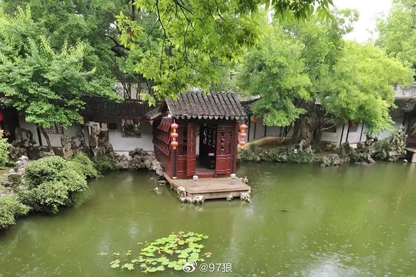 02:退思园 闹红一舸01留园 恰航舟泊春水静,人归一叶间.