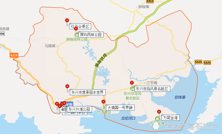 广西防城港东兴市十大景区有哪些自驾游如何安排行程