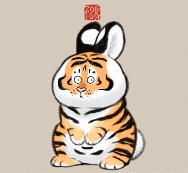 百变小老虎头像虎虎生威