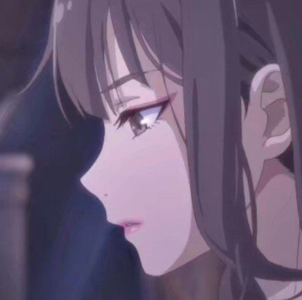 落日好美该以什么理由发给你看呢动漫女生头像
