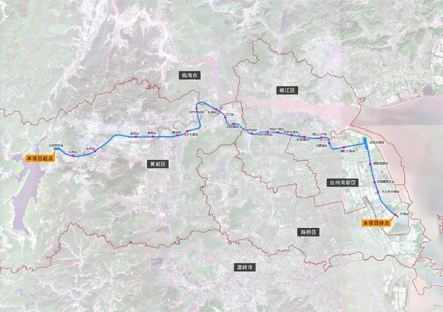 台州市域铁路s2线选址意见书来了看看经过你家吗丨附全市各类交通项目