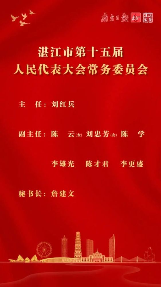 新一届湛江市人大常委会市政府领导班子选举产生