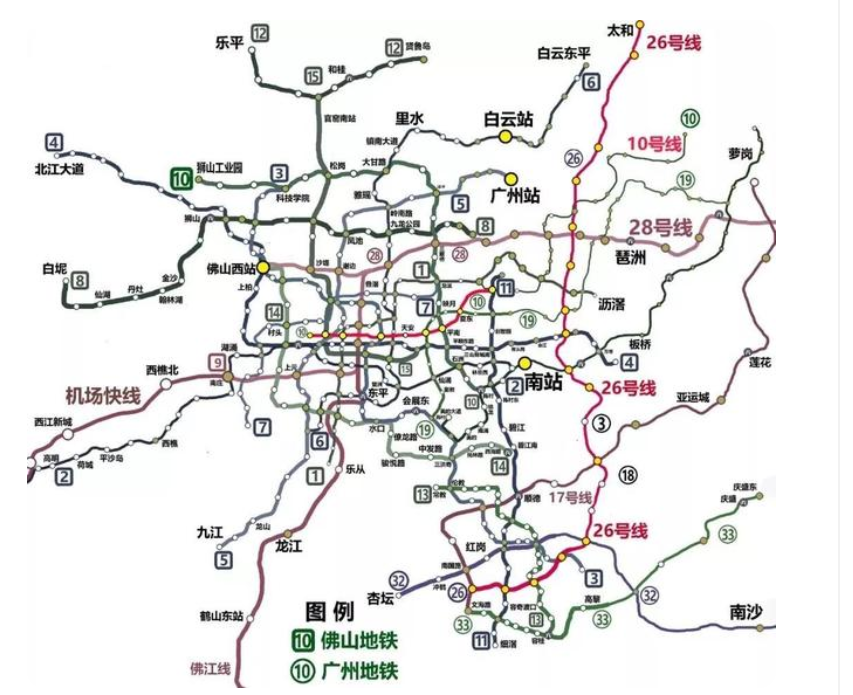 广州地铁26号线建设迎来新进展约55km南沙顺德有望成为大赢家