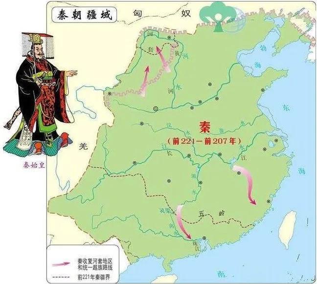 公元前221年,秦灭齐.