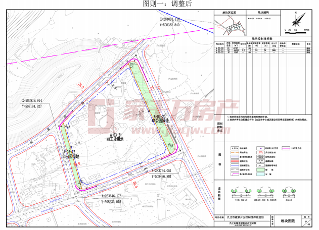 关注九江城区三大片区控制性详规拟调整