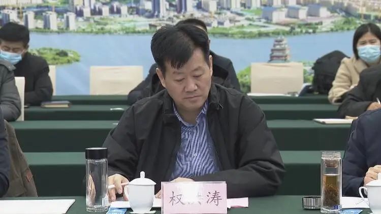 环境厅党组书记,厅长宋继宝,副市长曹升灵,市生态环境局局长权洪涛