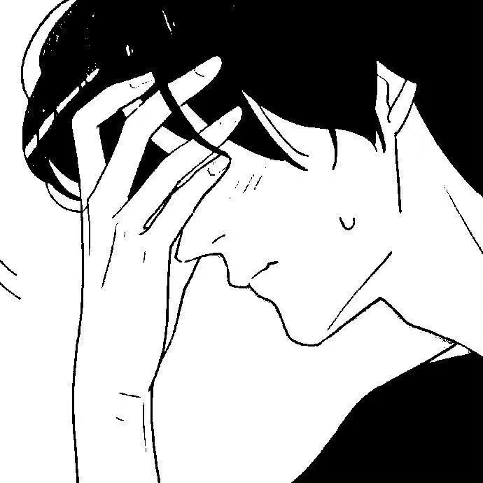 动漫男头emo情绪文案