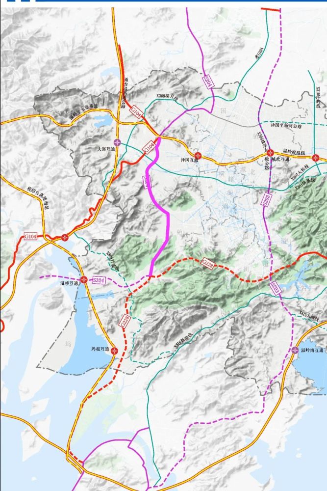 定了规划省道批复台州市温岭将增加一条省道