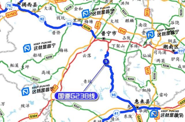 国道g238线普宁至惠来段2022年开工建设性质:新建建设等级:一级公路