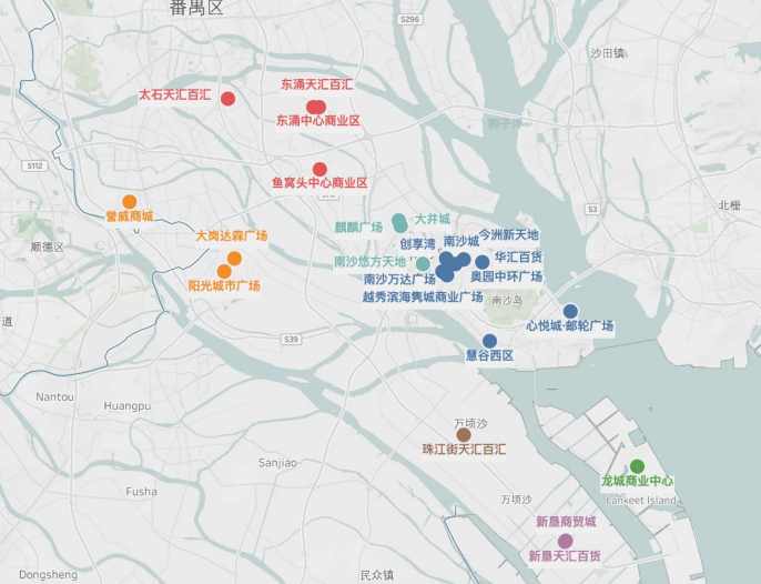 5年新开7个大型商业体谁说南沙只有万达