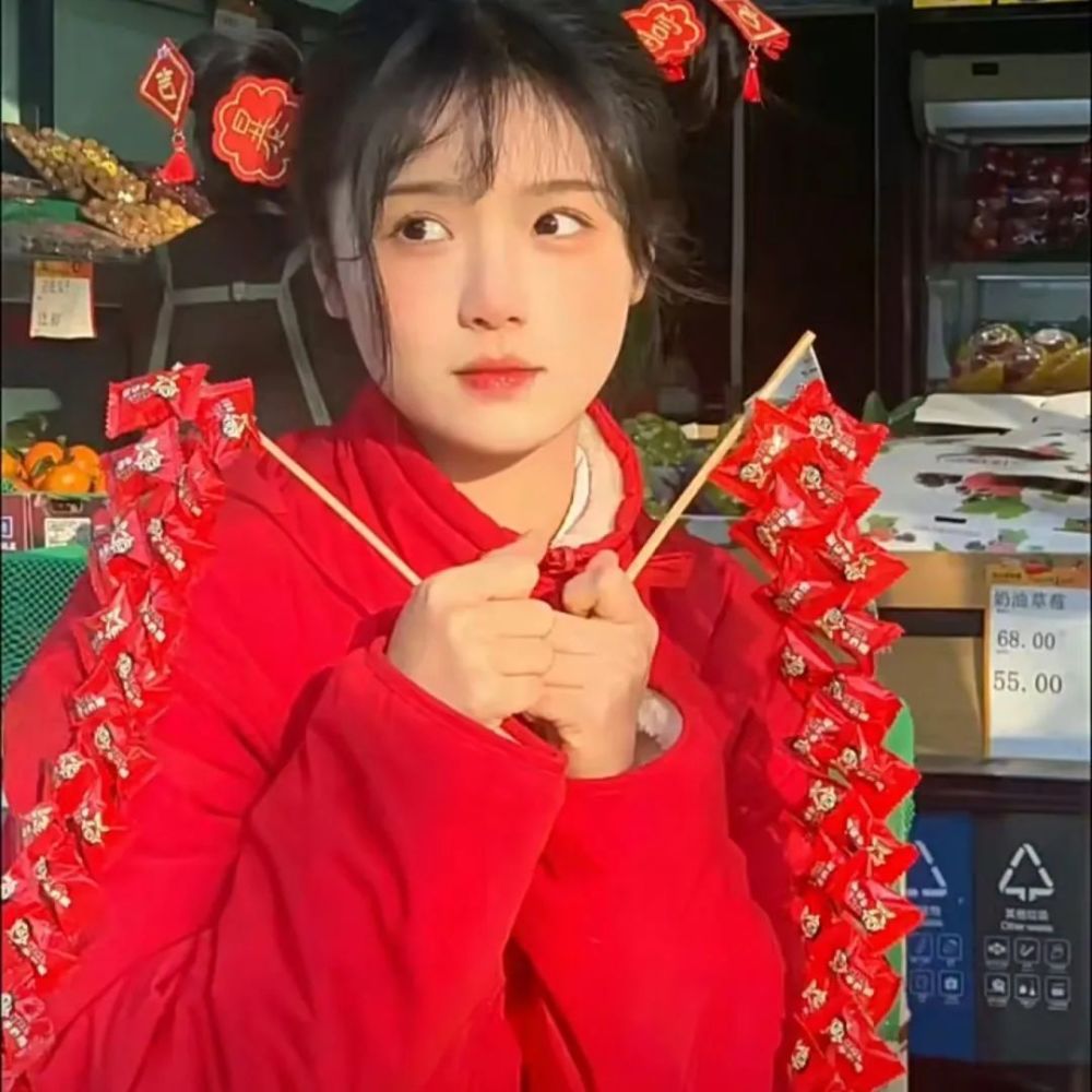 仙女头像第110期虎年女孩子过年头像老虎发威啦