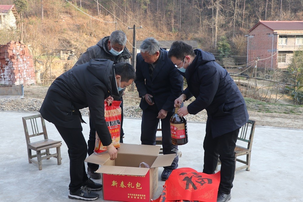 洋县黄安镇庙垭村就地过年亲情上线