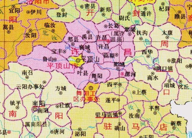 河南省的舞阳县,4个地级市的反复争夺,为何被一分为二?