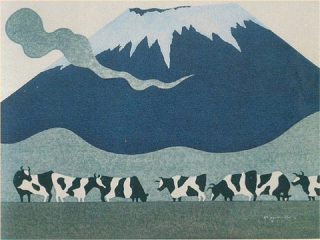 日本近代版画大师斋藤清风景系列版画作品