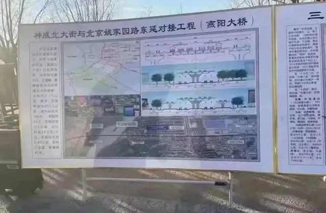 "燕阳大桥"整体规划是 连接三河市燕郊镇神威北大街与通州区姚家园路