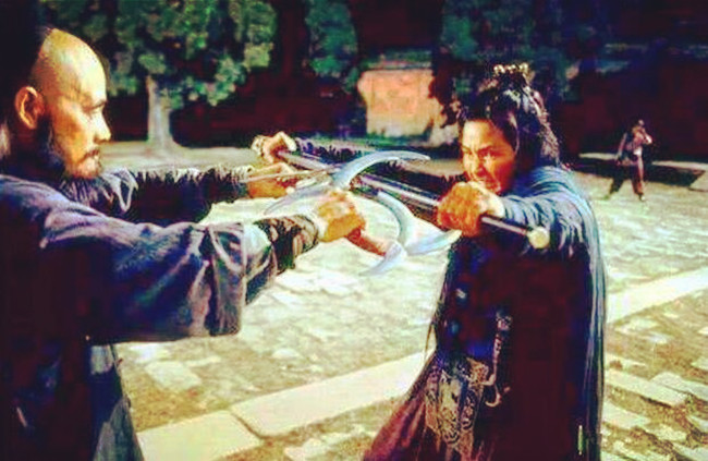 雍正剑侠图童林双钺分剑降服北侠说说凭武艺与论大义