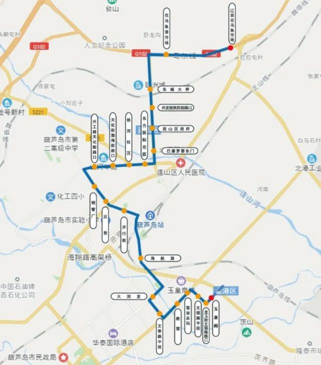 葫芦岛这条公交线路增加班次啦!