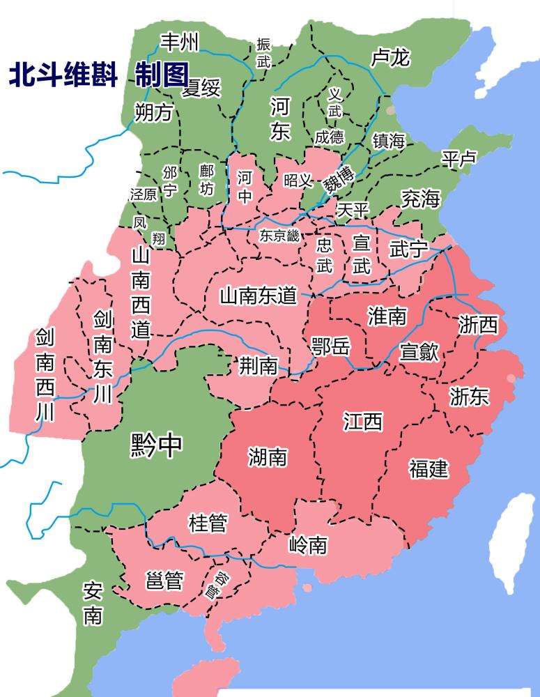 宋朝建立后,行政区划在唐朝的基础上做出了很大的调整,出现了路制.