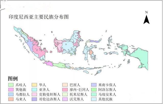 整个印尼有三百多个民族,其主体民族爪哇族占总人口的百分之四十五