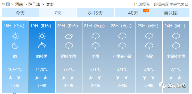 根据最新天气预报20日夜里到23日我市有小到中雨夹雪或雪部分地区有