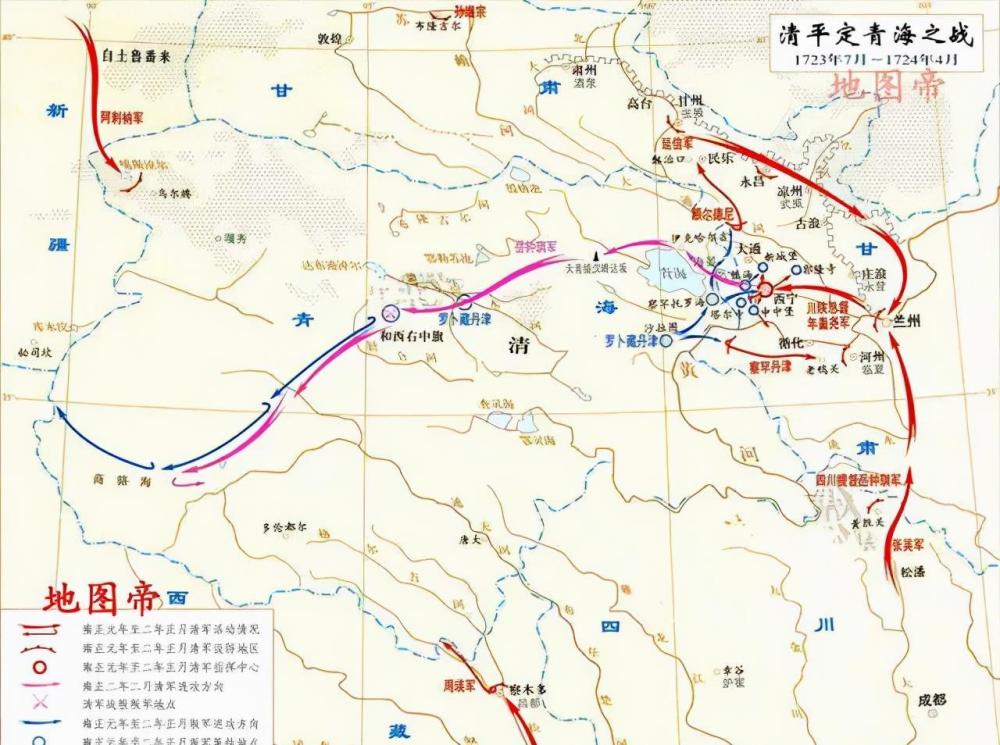 清朝入主中原统一蒙古平定青海西藏进军新疆奠定中国版图