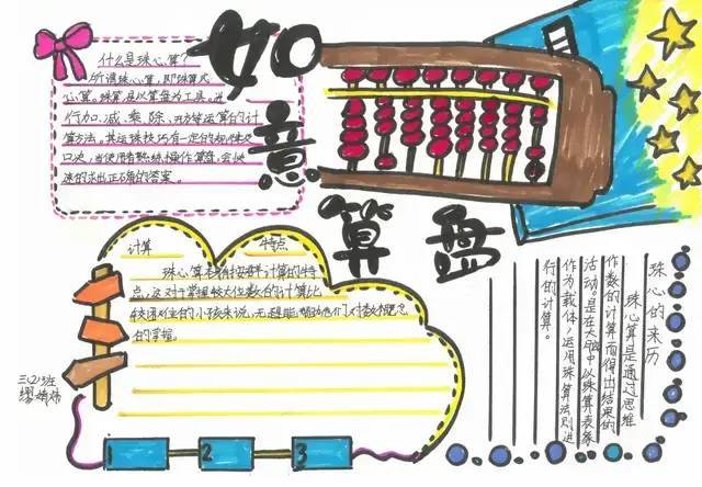 了他们学习珠心算的兴趣,同时提高了孩子们动手操作和实践创造的能力