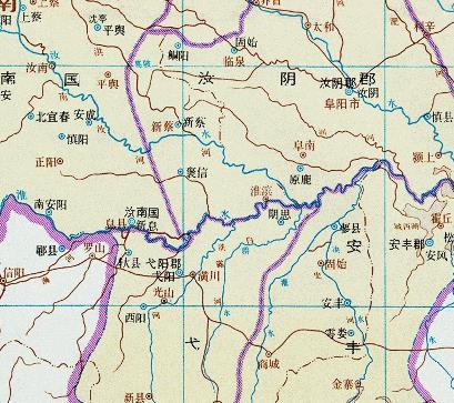 古光州今信阳潢川县历史沿革