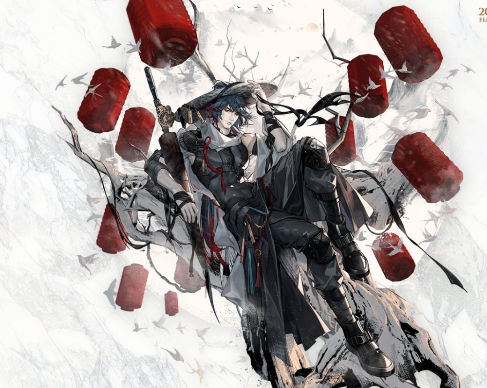 明日方舟5星乌有新皮肤化身侠客2技能3种颜色特效总共18源石