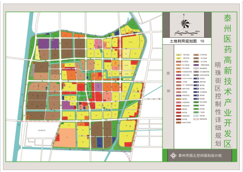 根据泰州市自然和资源规划局网站公示的——泰州医药高新技术产业开发