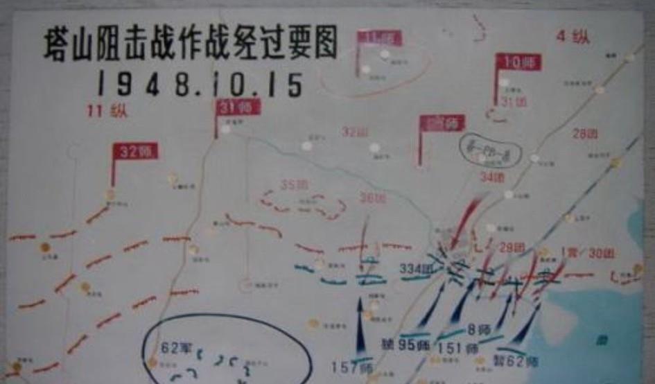 (塔山狙击战地图)塔山,没有塔也没有山.
