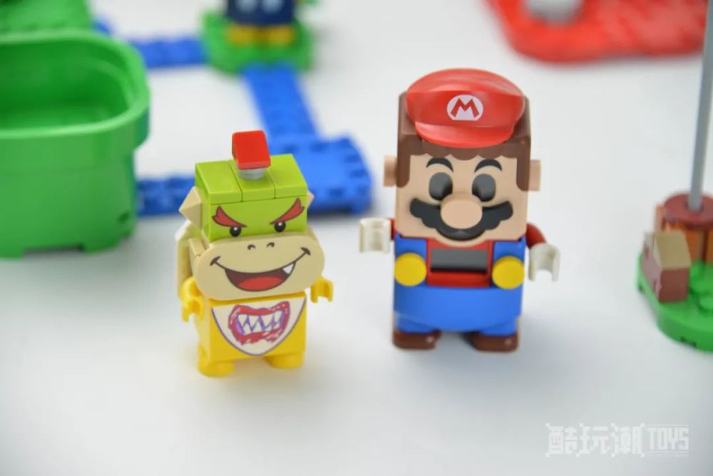 乐高超级马力欧71396酷霸王jr小丑飞船扩展关卡和71360马力欧冒险入门